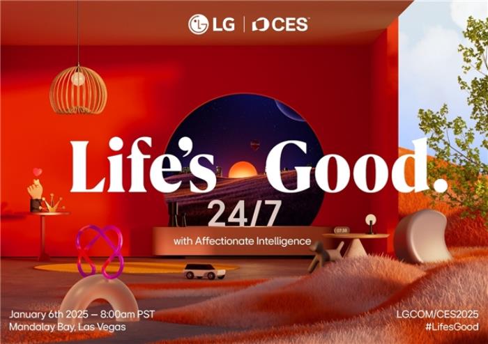 LG電子閃耀CES 2025：情感智能引領(lǐng)24小時(shí)未來(lái)生活新風(fēng)尚