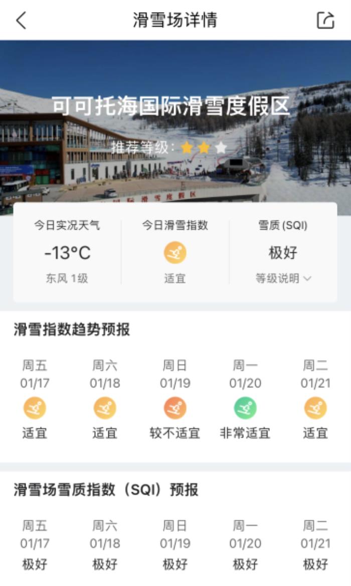 春節(jié)長(zhǎng)假去哪滑雪？這份墨跡天氣滑雪場(chǎng)清單請(qǐng)收好！
