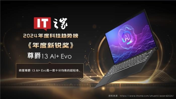 榮獲17項媒體獎項推薦，微星筆記本2024年精彩回顧