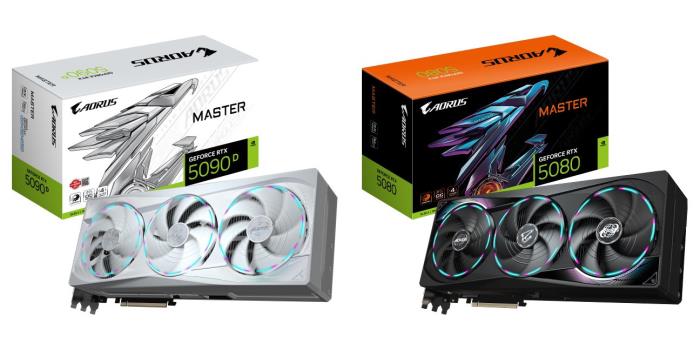 技嘉科技發(fā)布GeForce RTX 5090 D 和RTX 5080系列顯卡