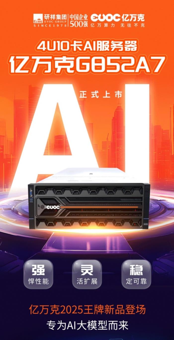 億萬(wàn)克G852A7：為DeepSeek大模型打造高效本地化算力底座