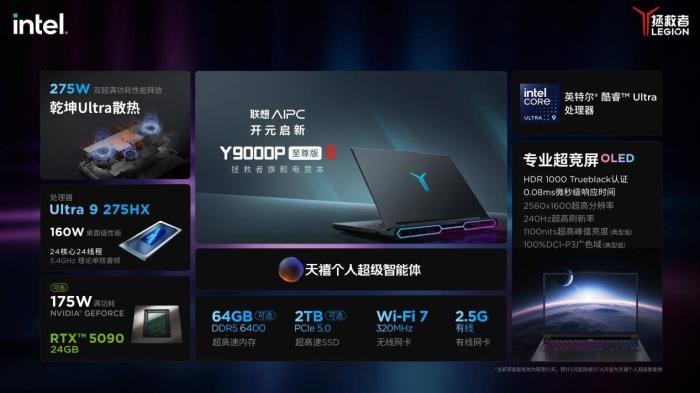 聯(lián)想拯救者旗艦電競本上新，Y9000P至尊版國補+大學生優(yōu)惠直降4000元