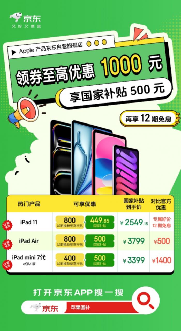 五一Apple購機(jī)看這里 京東“多補(bǔ)”力度領(lǐng)跑全渠道