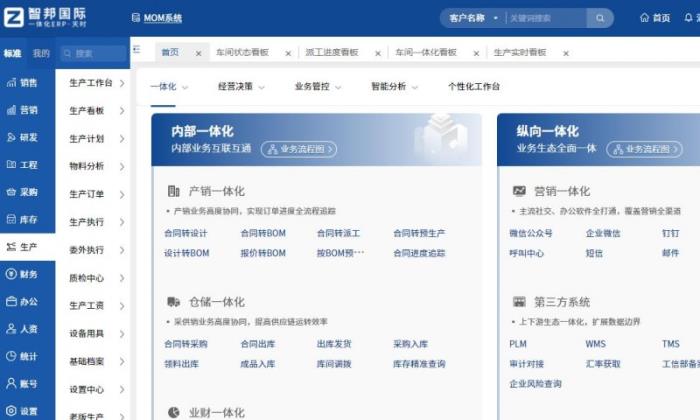 智邦國際：新一代一體化ERP，全方位構(gòu)建機械設(shè)備企業(yè)人機協(xié)同新模式