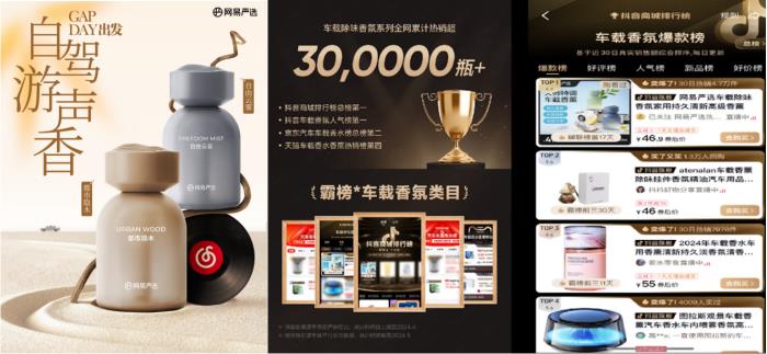 網(wǎng)易嚴(yán)選x領(lǐng)克聯(lián)名車載香薰，刮起品質(zhì)出行“香風(fēng)熱潮”