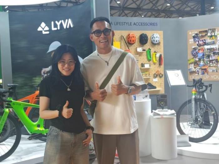 先鋒與時(shí)尚的對(duì)話：LYVA品牌亮相上海國際自行車展