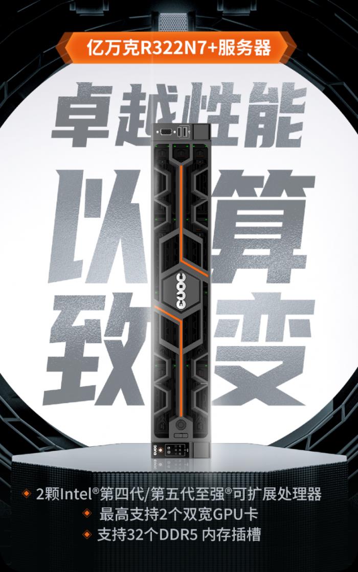 雙至強(qiáng)64核×DDR5矩陣×PB存儲(chǔ)！億萬(wàn)克R322N7+重磅拆解