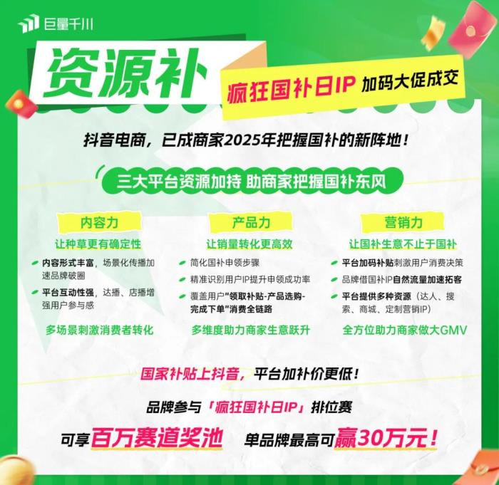 國補(bǔ)東風(fēng)+流量加持！這個618，商家如何乘勢爆發(fā)？