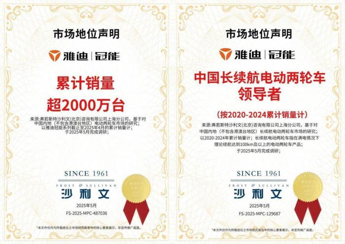 全場(chǎng)景都能跑得遠(yuǎn)！雅迪冠能S系列上新，重構(gòu)行業(yè)長(zhǎng)續(xù)航騎行標(biāo)準(zhǔn)
