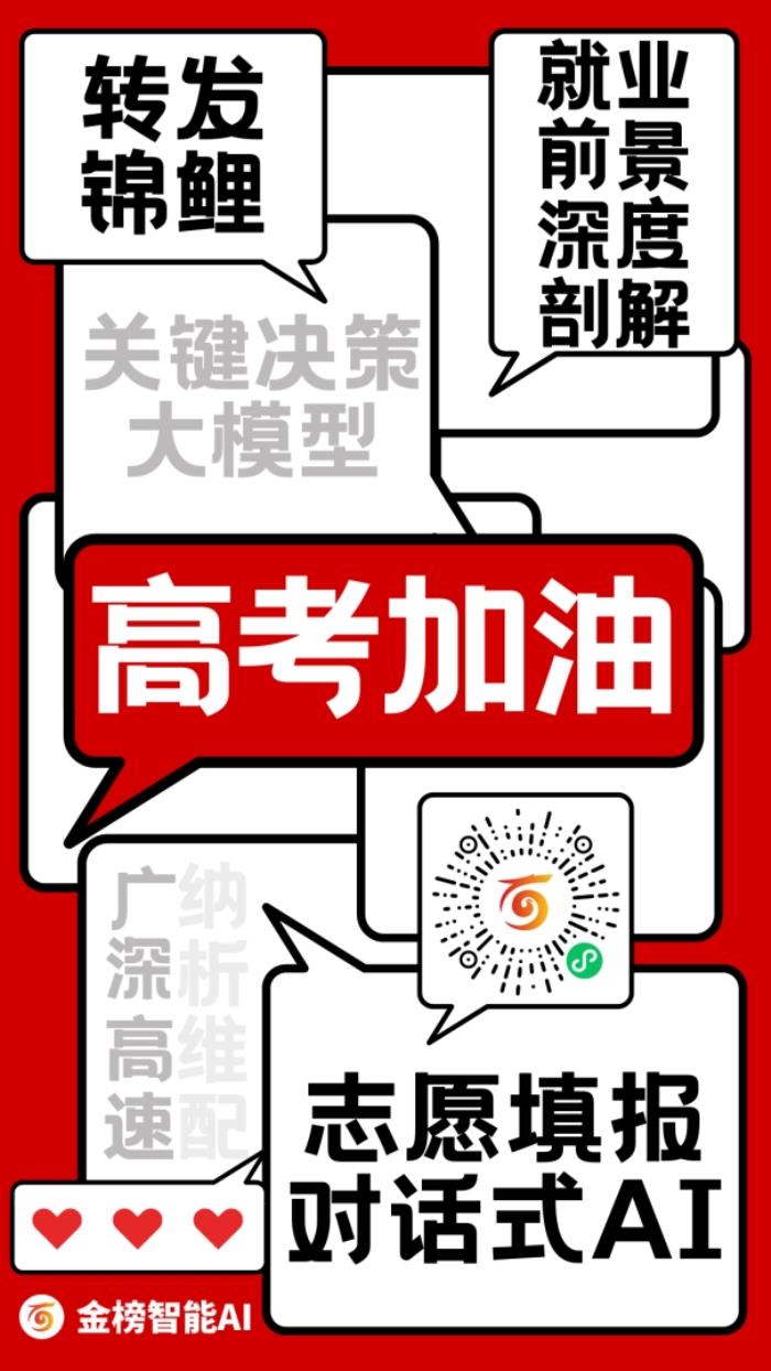 金榜智能AI助力高考志愿填報： 破難題，促公平