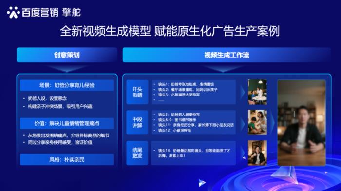 Baidu Steamer-I2V推動視頻生成技術突破，擎舵平臺賦能原生創(chuàng)意營銷