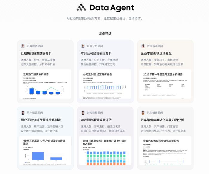 火山引擎Data Agent體驗(yàn)中心正式上線！企業(yè)級(jí)AI數(shù)據(jù)專家觸手可及