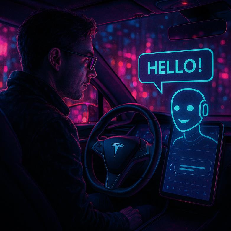 Grok+Tesla駕駛認(rèn)知革命：汽車開始“思考”的那一刻，從自動駕駛到自主思考
